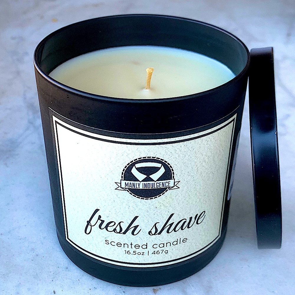 MANLY INDULGENCE CANDLE FRESH SHAVE NEIMAN MARCUS